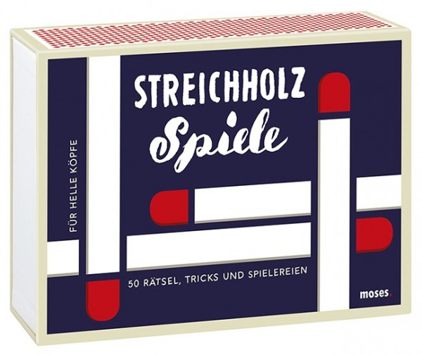 Moses Verlag Spiele-Box Streichholz-Spiele - Streichholzschachte