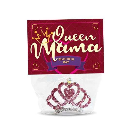 Liebeskummerpillen - Mini-Krone Haarspange - Queen Mama
