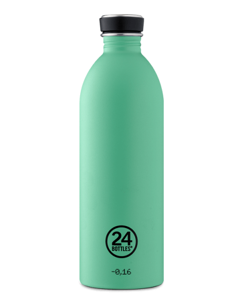 24bottles - Edelstahl-Trinkflasche 1 Liter - Mint Grün