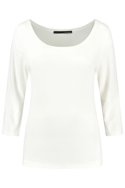 Elsewhere - Holly Basic Top - jersey offwhite weiss