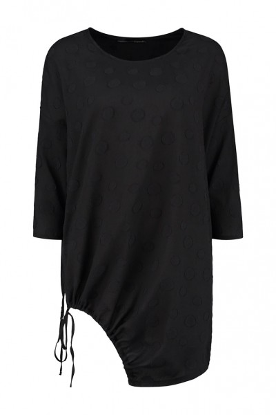 Elsewhere - Pullover Langarmshirt - Noraly - black dots Punkte schwarz