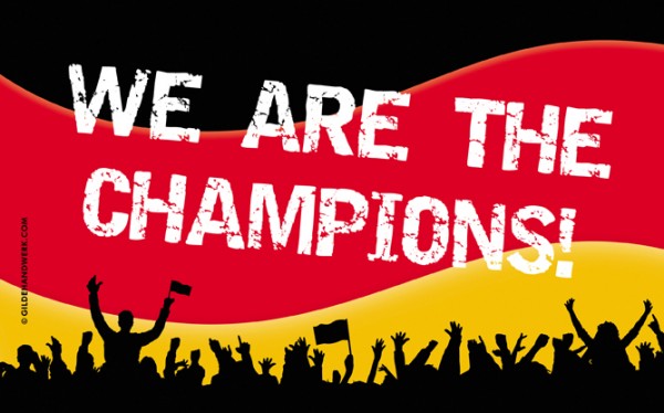 Frühstücksbrettchen - We are the Champions!