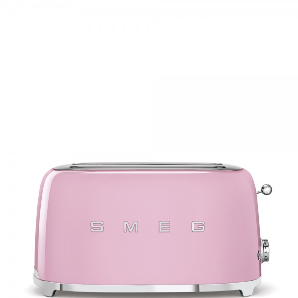 Smeg - 4 Scheiben Toaster groß - 50er-Jahre Design - 2-Schlitz lang - cadillac pink