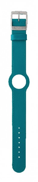 Deja Vu - Armband für Uhr - Uhrenband schmal 20 mm - petrol blau Us 30