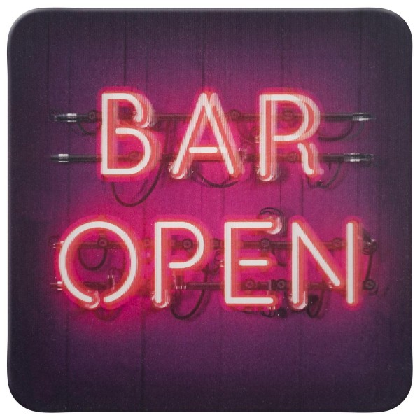 Gruss und Co - 3D-Kork-Untersetzer - Bar Open