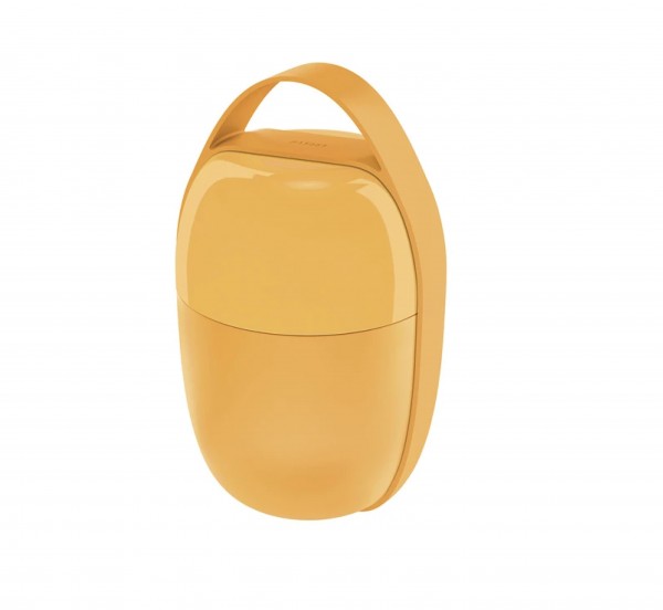 Alessi - Lunchbox Vesperdose im Handtaschen-Design - Food a Porter gelb