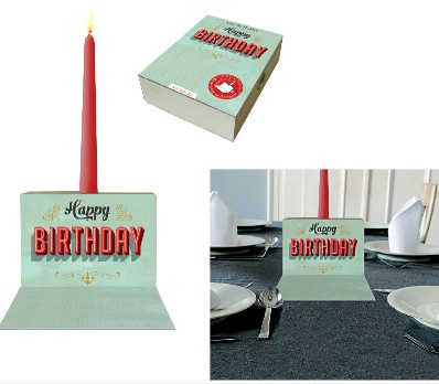 Kerzenständer Buch - Buch-Form - Non-Books - Happy Birthday