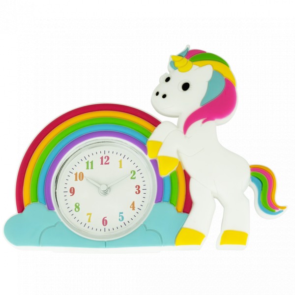 Pylones - Kinderwecker - Funny Clock - Unicorn Einhorn