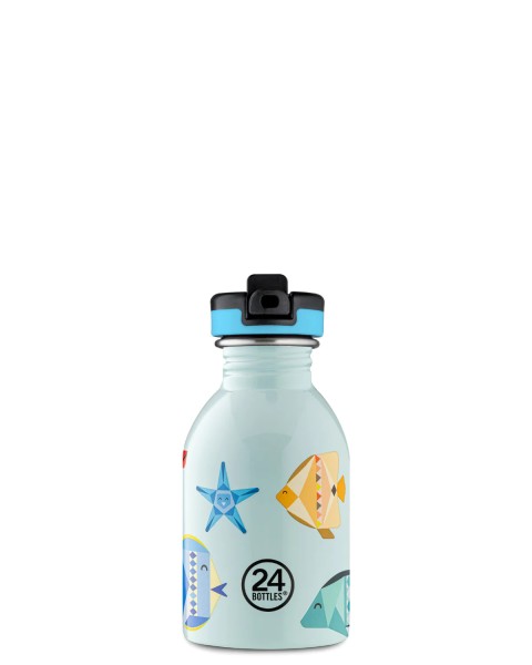 24bottles - Kinder-Trinkflasche Edelstahl-Trinkflasche Kids Bottle 250ml - Sea Friends