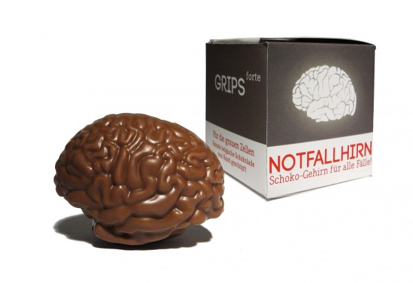 Liebeskummerpillen - Schokolade Gehirn - Notfall-Hirn