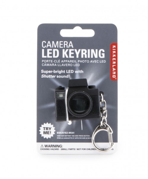 Kikkerland - Schlüsselanhänger mit Licht und Sound - Fotoapparat