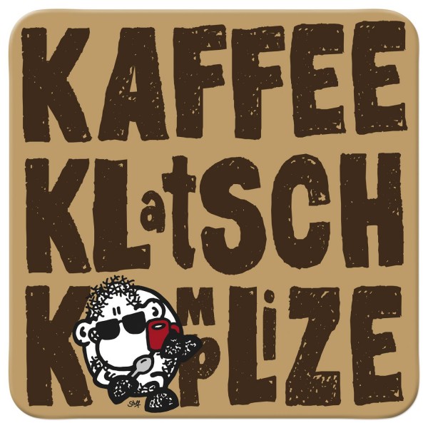 Sheepworld - Kork-Untersetzer - Kaffee-Klatsch-Komplize