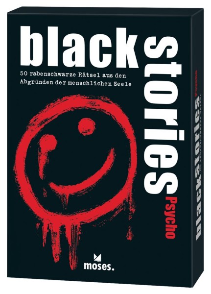 Moses Verlag - Black Stories Psycho Edition - 50 rabenschwarze Rätsel