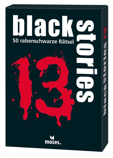 Moses Verlag - Black Stories 13 - 50 rabenschwarze Rätsel