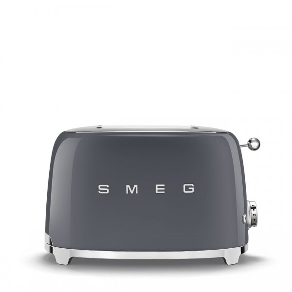 Smeg - Toaster - 50er-Jahre Design - 2-Schlitz - slate grey