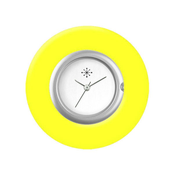 Deja Vu - Kunststoffscheibe Acryl für Uhr - gelb 35 mm - K551