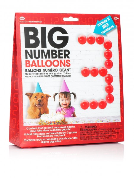 XL-Ballon-Set - Luftballon-Zahlen - Big Number Balloons