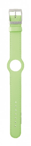 Deja Vu - Armband für Uhr - Uhrenband schmal 20 mm - lindgrün grüngelb Us 52