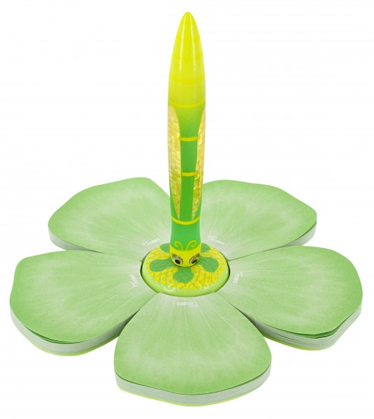 Pylones - Stifthalter Kugelschreiber Klebezettel - Bee Pen grün