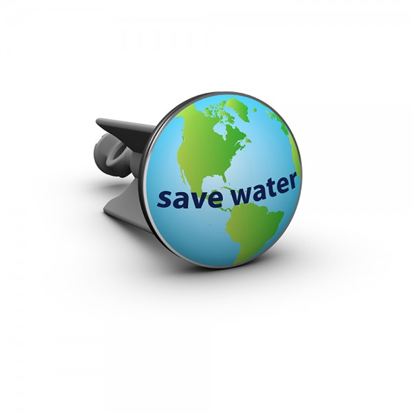 Plopp - Waschbeckenstöpsel - Save Water