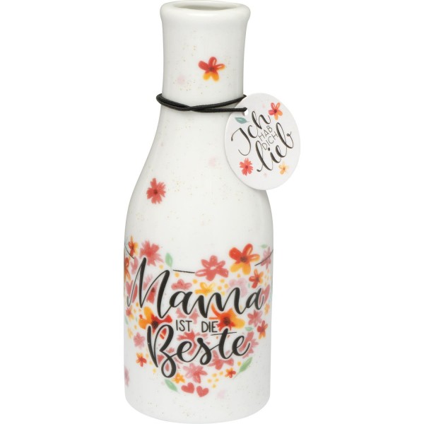 Sheepworld - Blumenvase - Vase aus Porzellan - Mama ist die Beste
