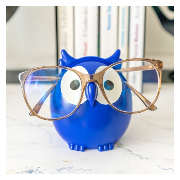 Pylones - Brillenhalter Eule - Owl - Brillen-Ablage - dunkelblau