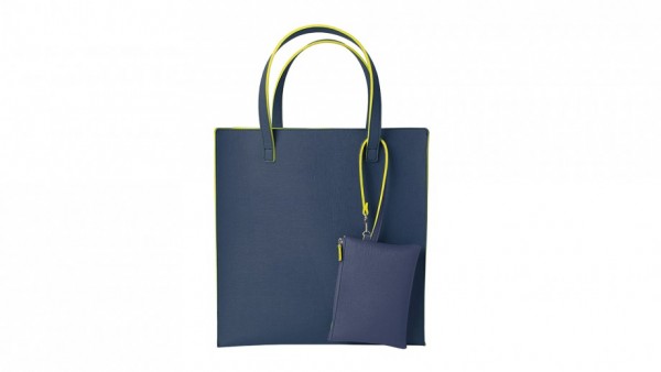 Remember - Shopper mit Pouch - Einkaufstasche Handtasche Set - Denim