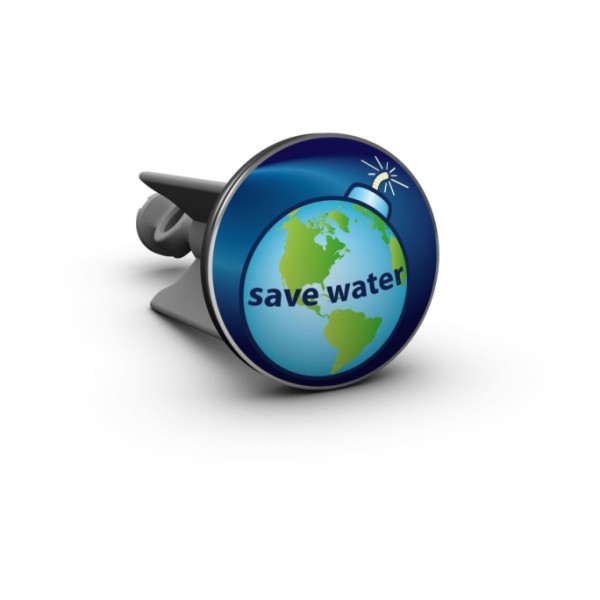 Plopp - Waschbeckenstöpsel - Save Water