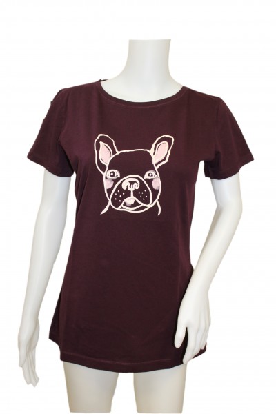 UVR Connected - Zoeina - Shirt mit Bulldoggen-Print