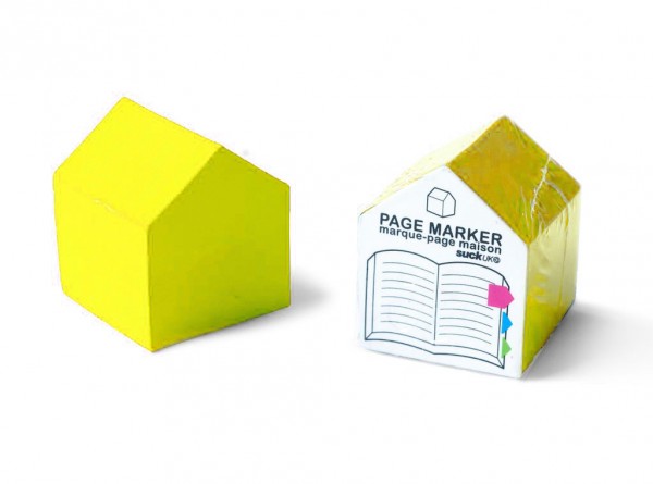 S.Uk - Klebezettel - Index-Marker - House Page Markers - gelb