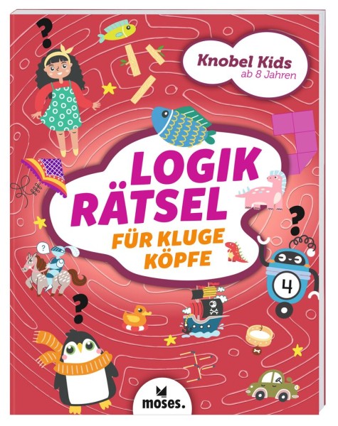 Moses Verlag - Buch Knobel Kids - Logikrätsel für Kinder ab 8 Jahren