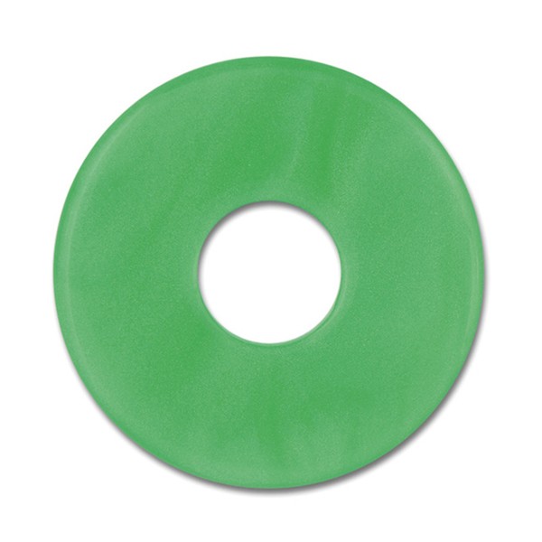 Ring Ding - Scheibe für Ringe - Aquarell acryl 22mm grasgrün