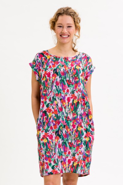 UVR Connected - Kleid Annabellina - Blumen-Muster bunt