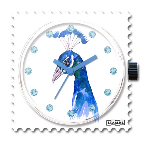 S.T.A.M.P.S. - Uhr - Stamps - Diamond Peacock - mit Swarovski-Kristallen