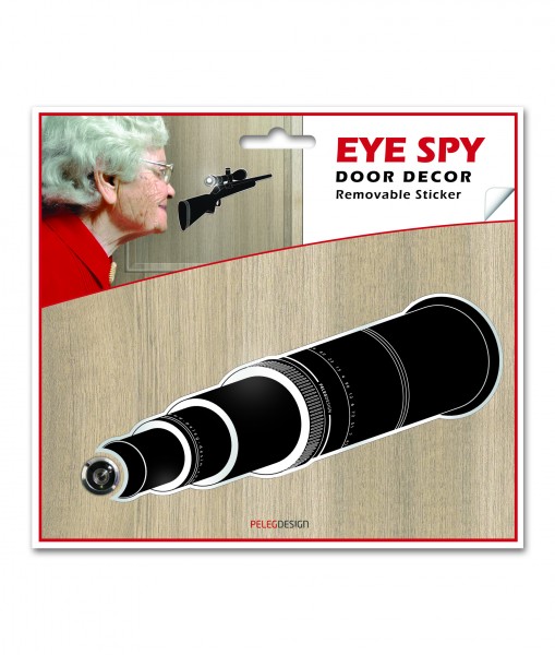 Peleg Design - Eye Spy Telescope - Türspionaufkleber Fernrohr