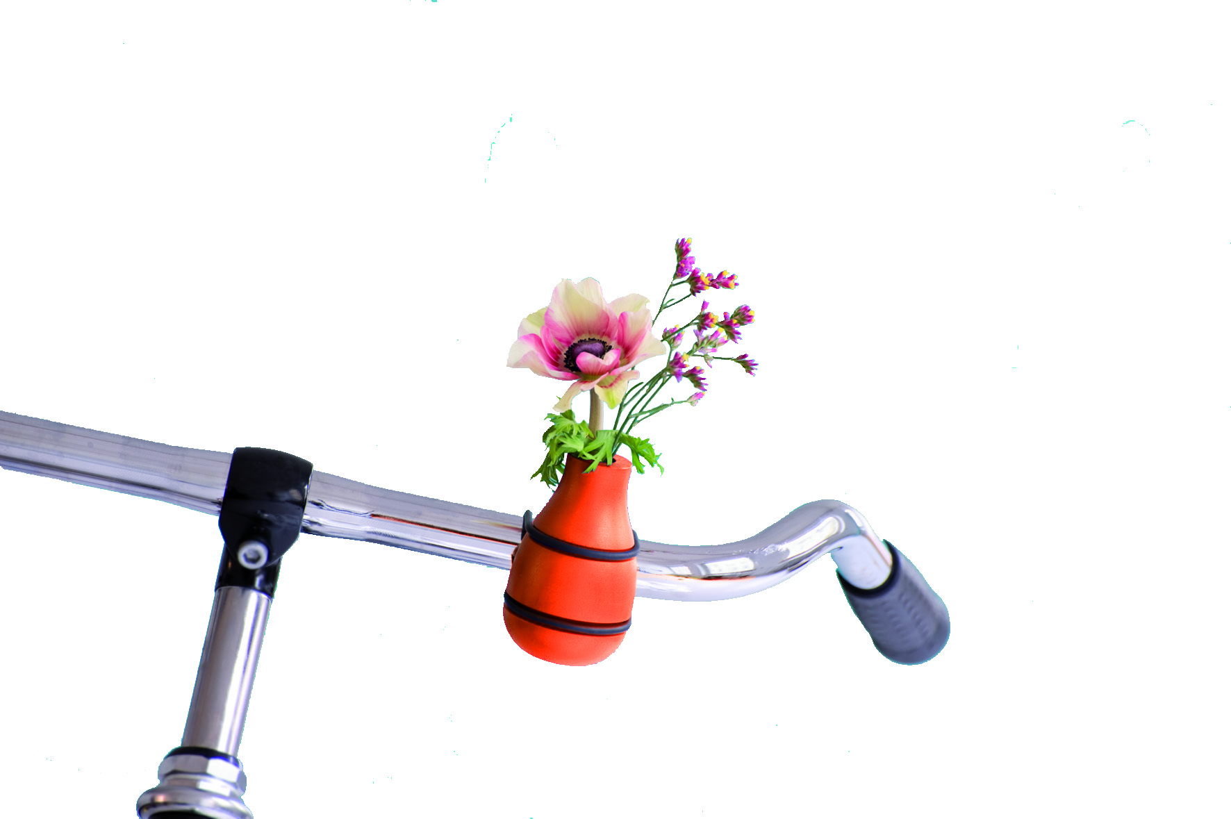 Fahrradvase Blumenvase kleine Holzvase Vase für den