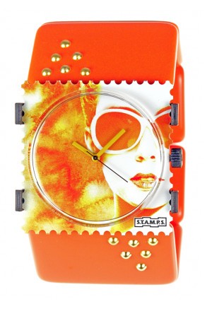 S.T.A.M.P.S. - Armband Belta Fiery Orange - ohne Uhr - Stamps