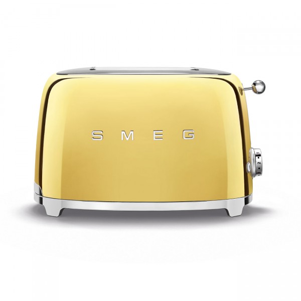 Smeg - Toaster - 50er-Jahre Design - 2-Schlitz - gold