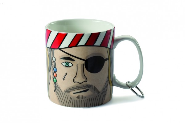e-my - Tasse Pirat mit Ohrring Henkel - Morgan