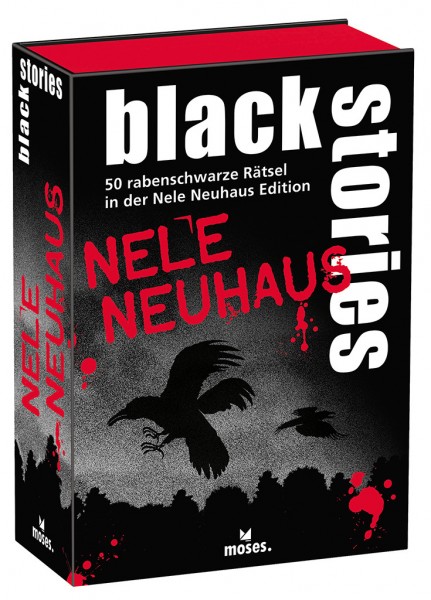 Moses Verlag - Black Stories Nele Neuhaus Edition - 50 rabenschwarze Rätsel