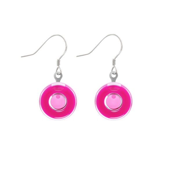 Pylones - Ohrringe - Duo Mini Milk - fuchsia bubble - pink rosa