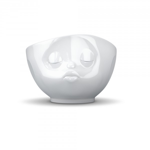TV Tassen - Schale mit Gesicht 500 ml - küssend - aus Porzellan