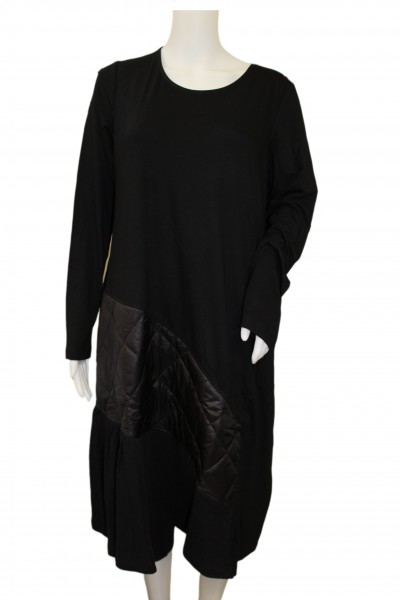 Alembika - Dress Kleid schwarz mit Glanz-Optik