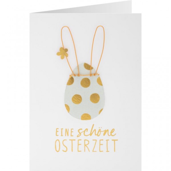 Gruss und Co - Karte Glückwunschkarte Ostern - Eine schöne Osterzeit