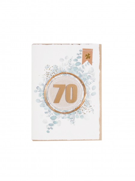 Karte - Jubelkarte - Jubiläum Geburtstag - 70