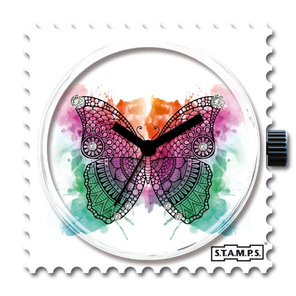 S.T.A.M.P.S. - Uhr - Stamps - Diamond Butterfly - mit Swarovski-Kristallen