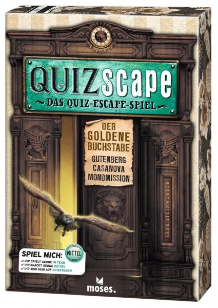 Moses Verlag - Quizscape - Der goldene Buchstabe