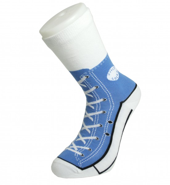 Socken im Sneaker-Design - Sneaker Socks - blau