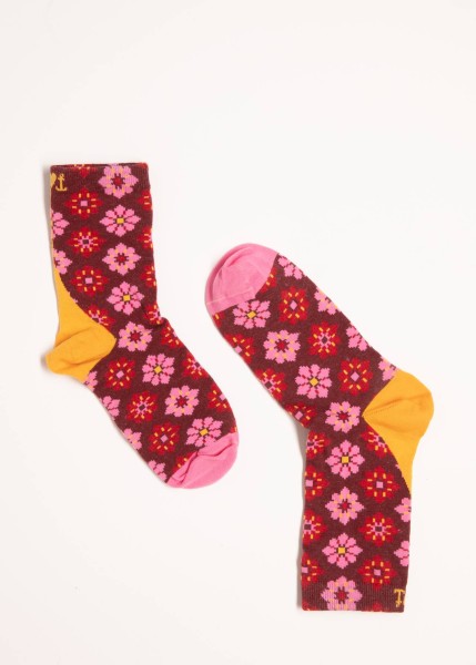 Blutsgeschwister - Socken Sensational Steps - walking on flowers