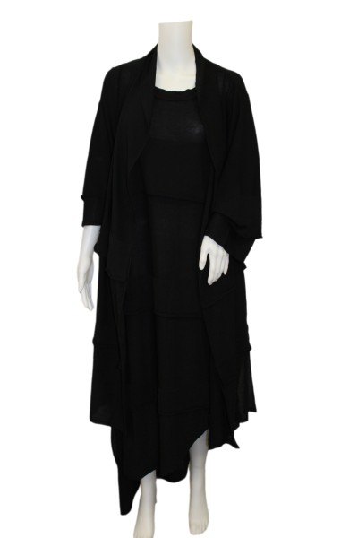 Philomena Christ - Mantel mit Lagen - black schwarz